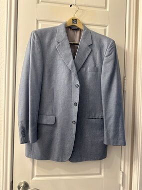 Jos. A. Bank 100% Silk Light Blue Men's Sport Coat